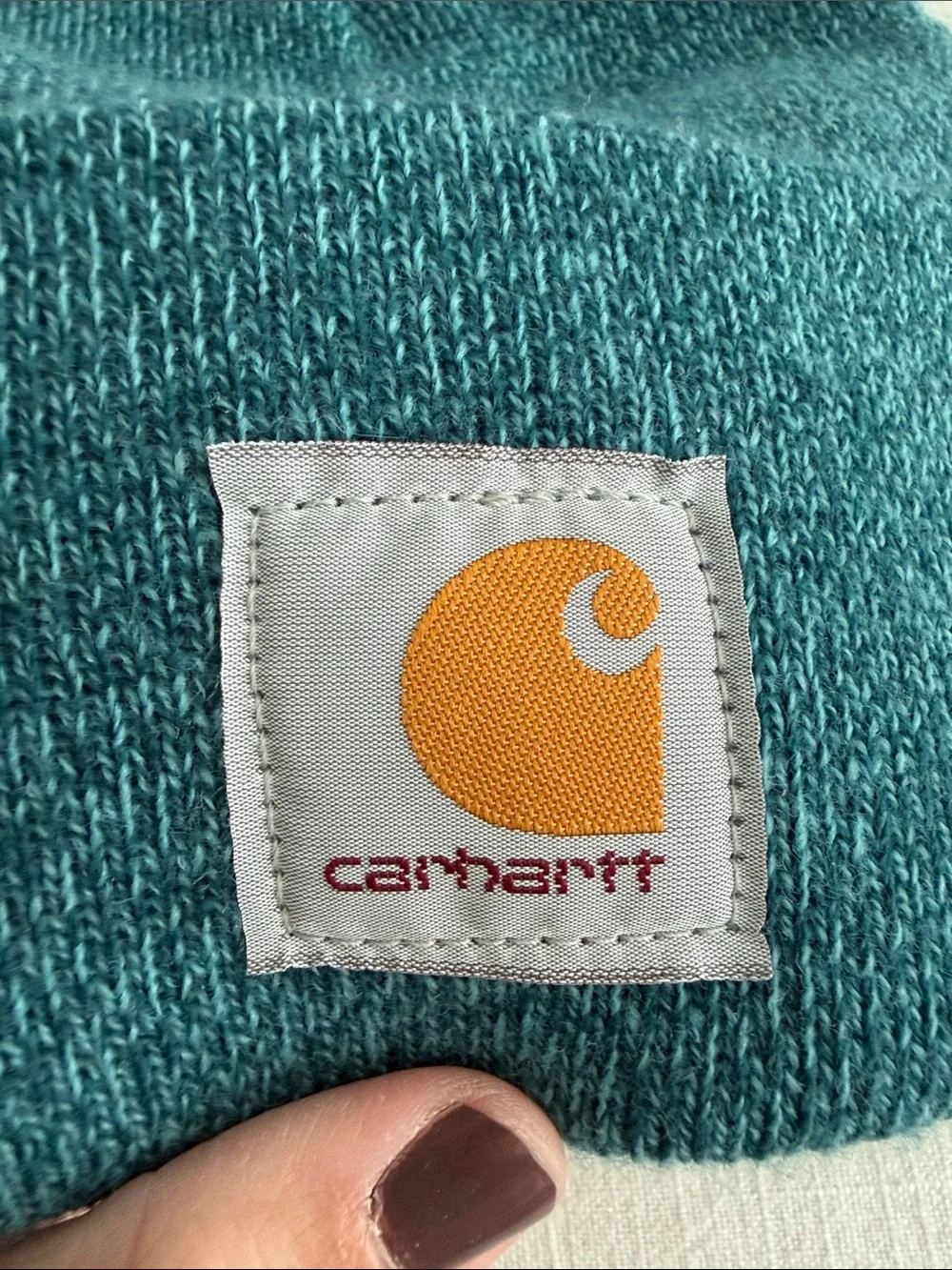 Carhartt Teal Cuffed Beanie